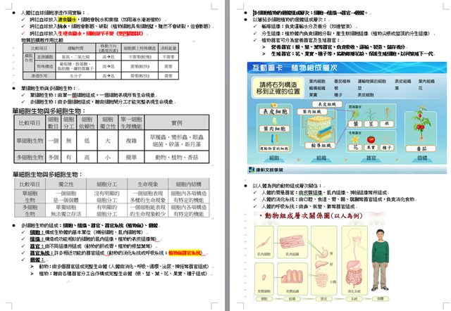 七年級生物筆記：科學方法＋生命的特性（生命現象/細胞/顯微鏡/細胞所需的物質/從細胞到個體）＋世界的各種大小樣貌 - 七年級生物重點, 世界的各種大小樣貌, 國中生物, 國中生物重點整理, 從細胞到個體, 生命現象, 生命的特性, 生物筆記, 科學方法, 細胞, 細胞所需的物質, 顯微鏡 - 雨立今=霠