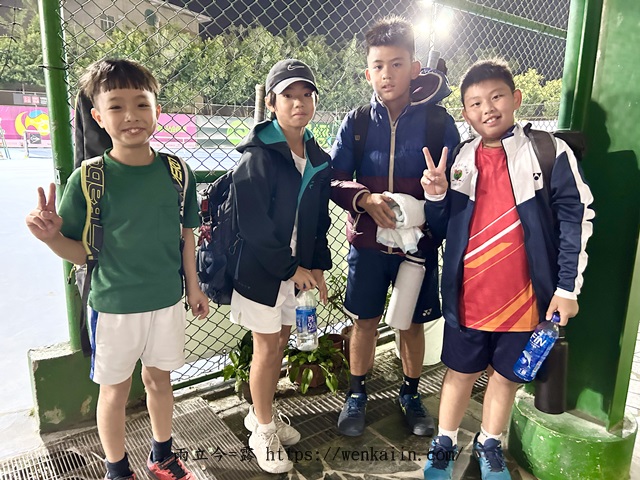 【10Y】2025年2月：114年主委盃全國青少年網球錦標賽（高雄B級），人生第一場12歲B級全國賽。 - #青少年網球, 兒童網球, 網協排名, 網球, 網球協會, 網球排名, 網球比賽, 網球賽 - 雨立今=霠